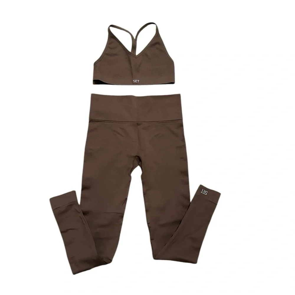 SET Active Sportbody Chocolate Brown Workout Set - Picture 6 of 6